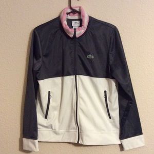 Lacoste Jackets & Coats - Lacoste Pink & Gray Track Jacket 46 Med Lacoste Jackets & Coats - Lacoste Pink & Gray Track Jacket 46 Med