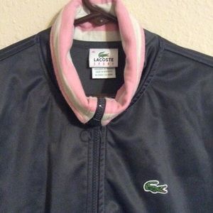 Lacoste Jackets & Coats - Lacoste Pink & Gray Track Jacket 46 Med Lacoste Jackets & Coats - Lacoste Pink & Gray Track Jacket 46 Med