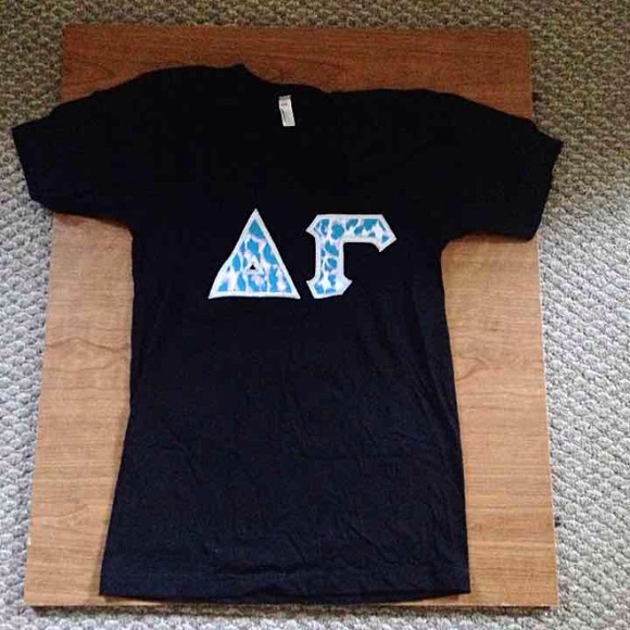 Delta Gamma stitched lettered shirt