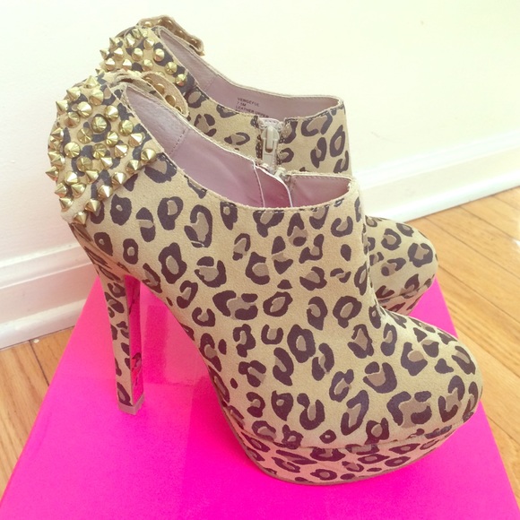Betsey Johnson Vengeful Leopard Bootie -Brand New!