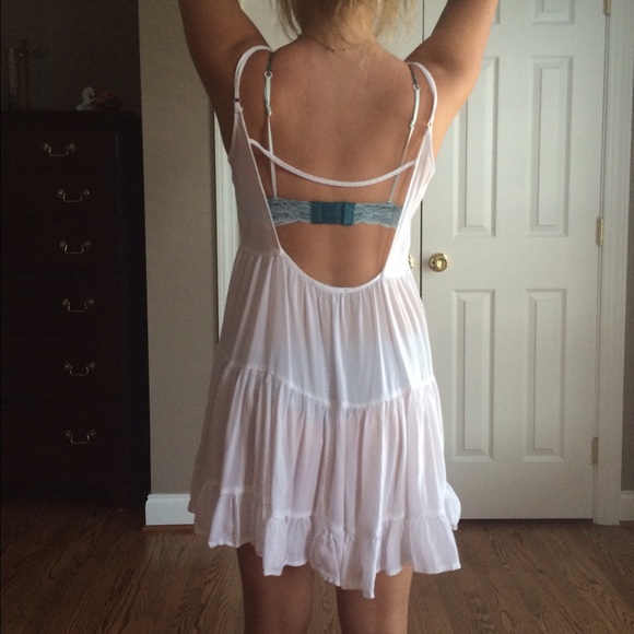 Casual white flowy dress