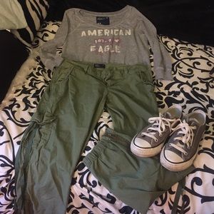 American Eagle utility pants