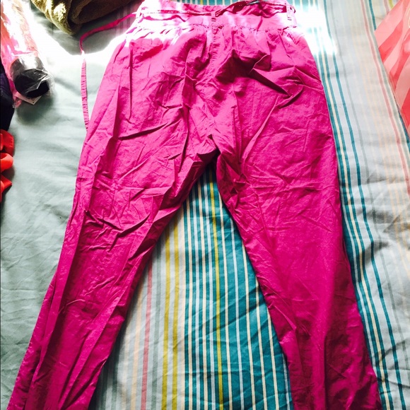 Purple jeans