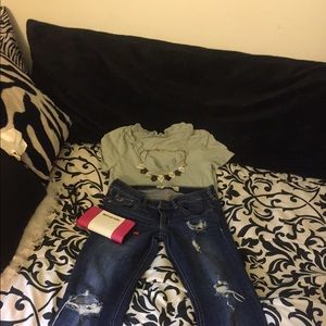 Jcrew factory ruffled top!