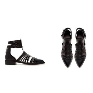 Zara gladiator sandals