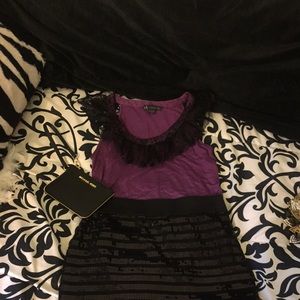 A/Ex top with gorgeous lace!