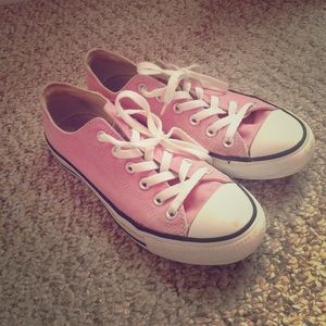 Pink Low Top Converses