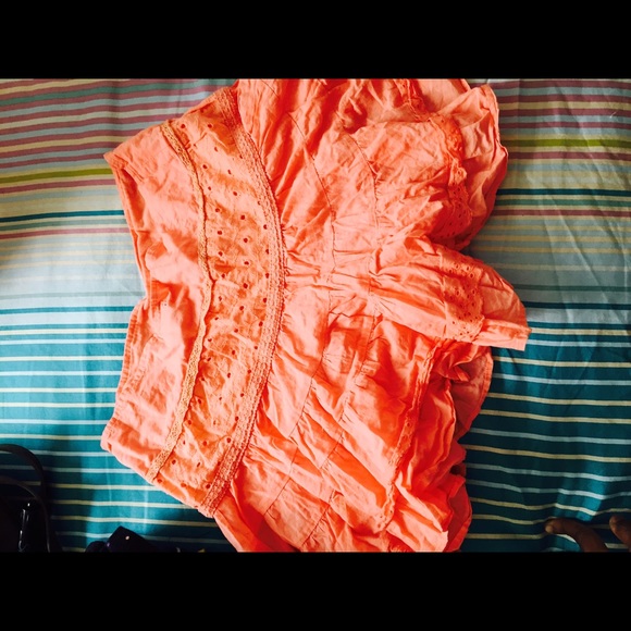 Orange skirt