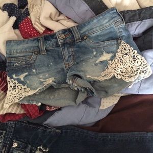 Harley Davidson lace shorts