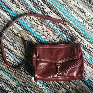 Burgundy purse