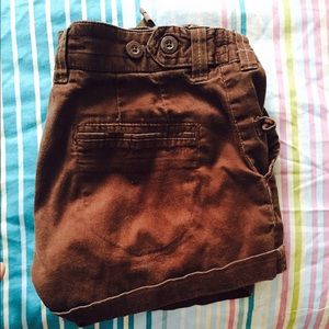 Brown shorts