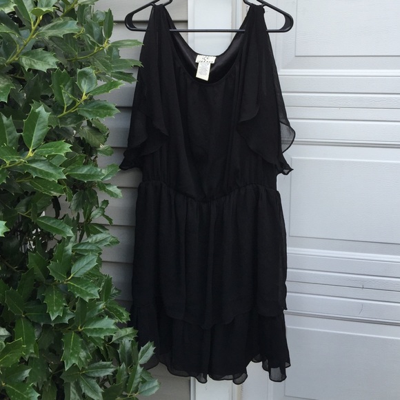 Black flowy dress