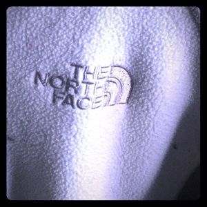 White and grey north face