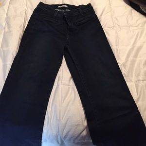 Wide leg jeans