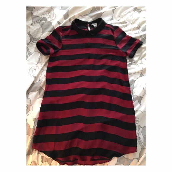Red and Black striped Dress from XXII - Picture 1 of 2
