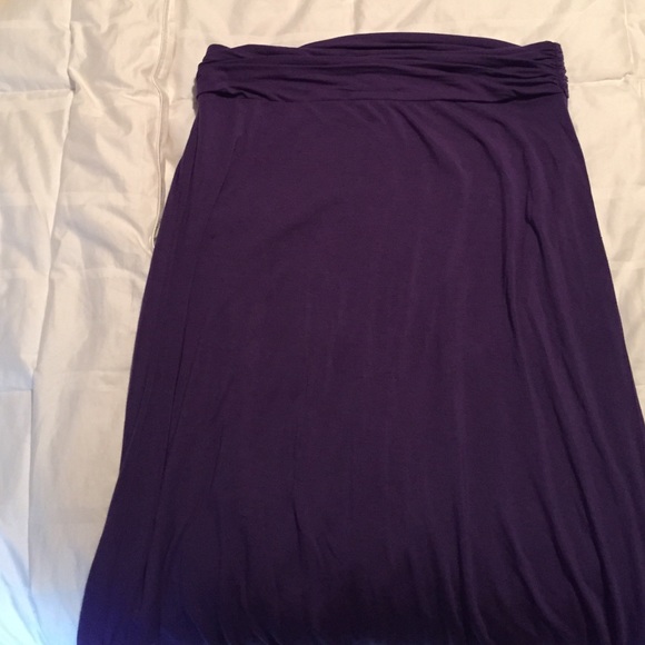 J. Crew purple maxi skirt