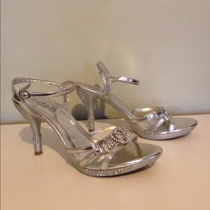 Silver heels