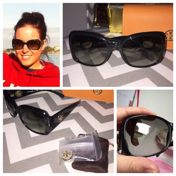 Tory Burch Accessories - Tory Burch Black Sunglasses w/ Case NO TRADES