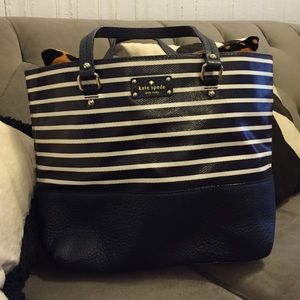 Kate spade striped bag
