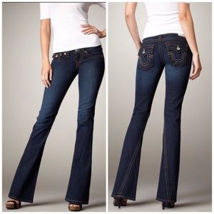 True Religion Joey Jeans in Medium Dark Blue Wash