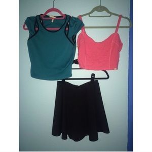 Bundle: skirt, tops and dress