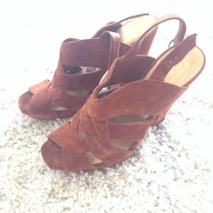 Jessica Simpson suede sandals