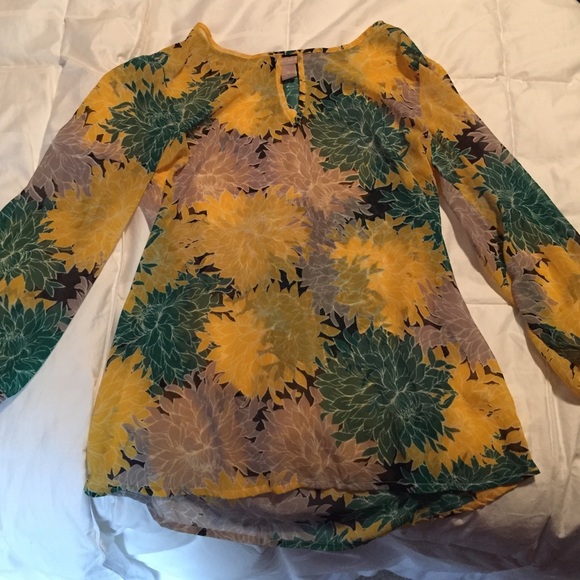 Banana Republic sheer blouse