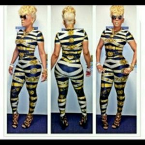 2Pc Bodycon Jumpsuit