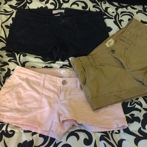Hollister shorts! All Size 3