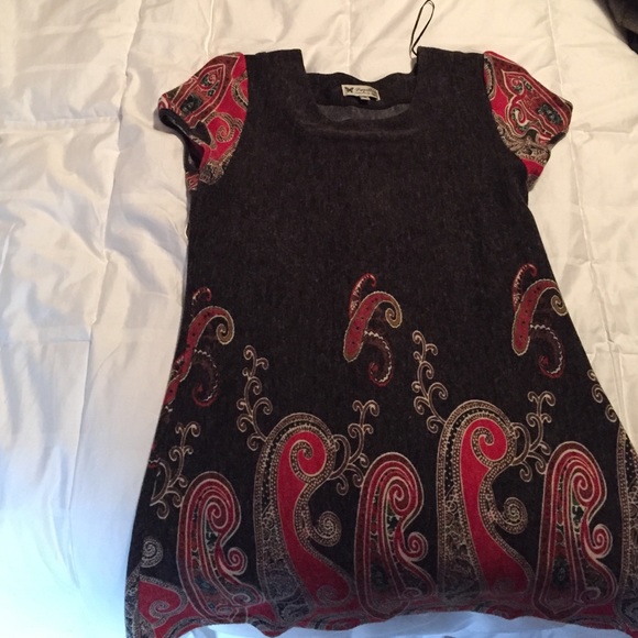 Patterned dress by Papillon