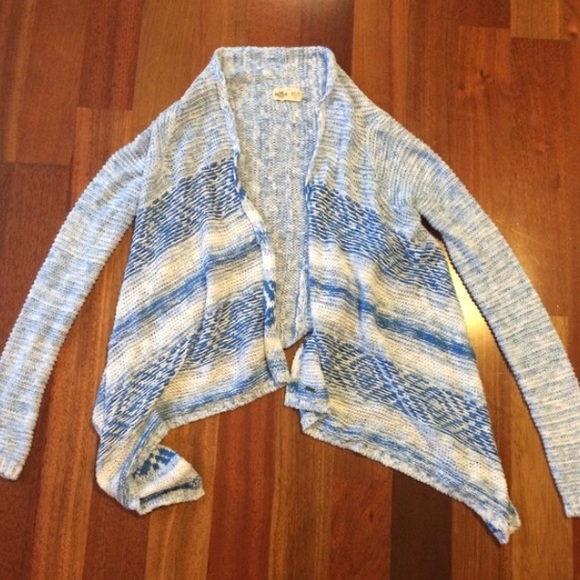 New hollister blue cardigan