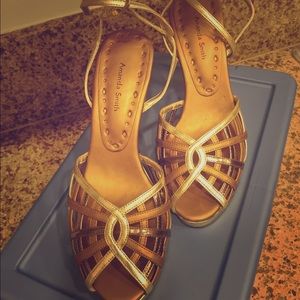 Gold Tone heels