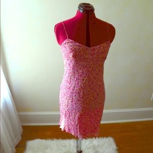 Flower Print Slip Dress