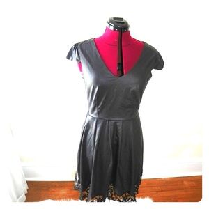 Leather and Lace Dress