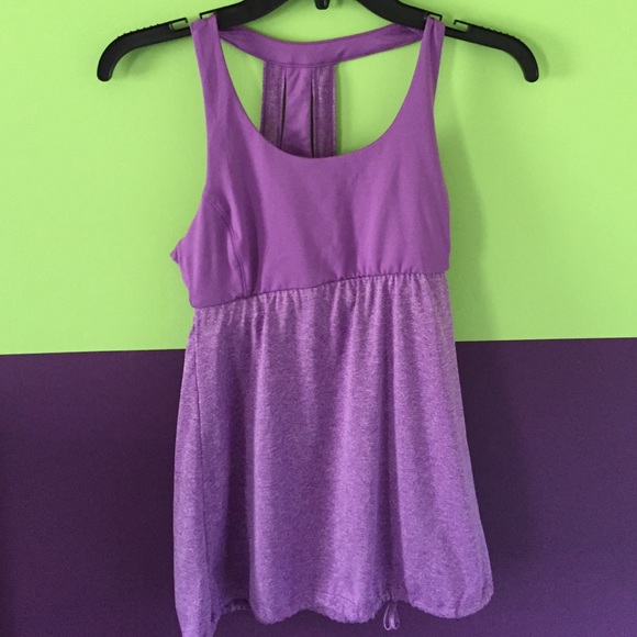 Running tank with built in bra