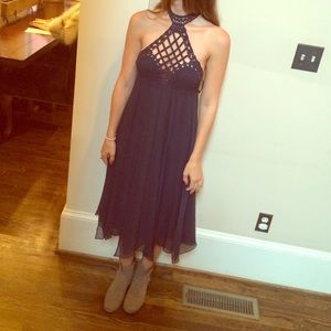 Dark Navy Blue BCBG dress