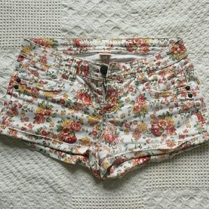 Floral patterned shorts