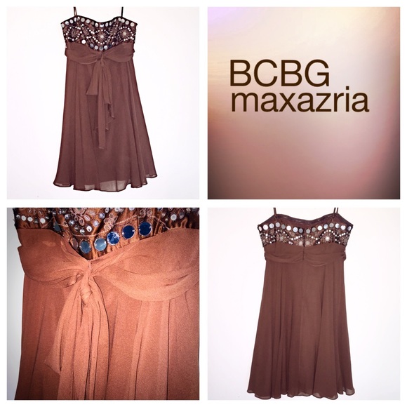 BCBGMaxAzria Embellished Cocktail Dress. XS