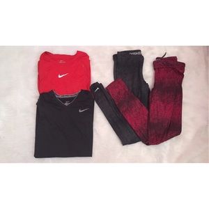Nike Clothes Dri-fit and Combat Leggings workout