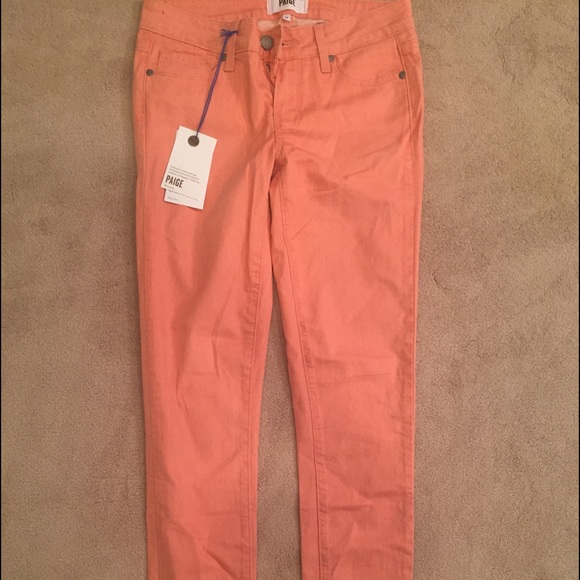 Paige Denim Verdugo Ultra Skinny in Peach