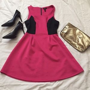 Hot pink skater dress!