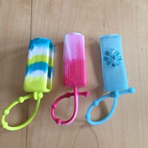 3 hand sanitizer holders