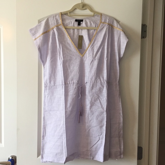 J. Crew tassel-tie beach tunic