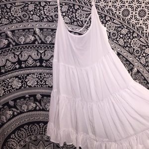 Brandy Melville White Baby Doll Dress