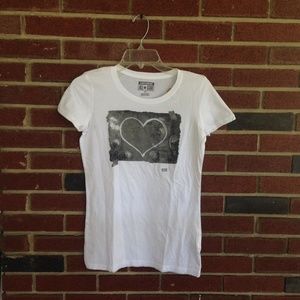 Converse heart tshirt