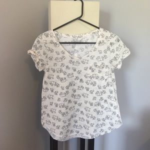 Elephant print top
