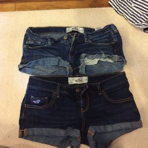 Hollister jean shorts