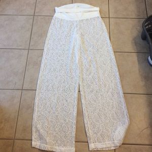 See threw pants.. Beach wear