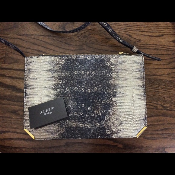 J Crew Leather Bag - Picture 1 of 4