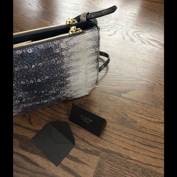 J Crew Leather Bag - Picture 2 of 4